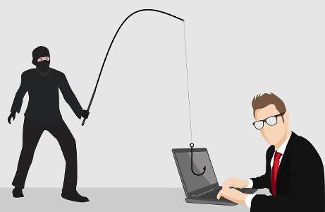 What does the term 'phishing' refer to in network security?