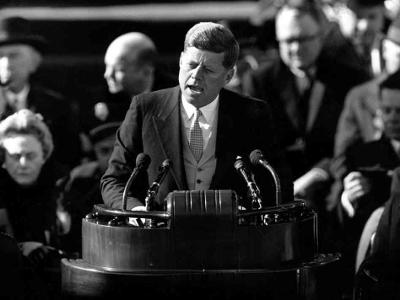 Which of the following quotes was part of Kennedy's inaugural address?