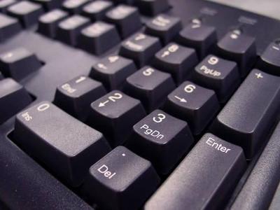 Which is the only vowel on a standard keyboard that is not on the top line of letters?