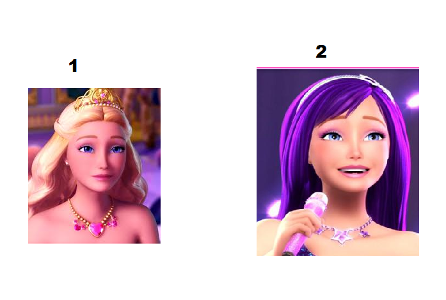 Which hairstyle do you like better 1 or 2? (p.s click the picture to make it bigger)
