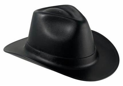 Which hat style features a small, round crown and a brim that slopes down on all sides?