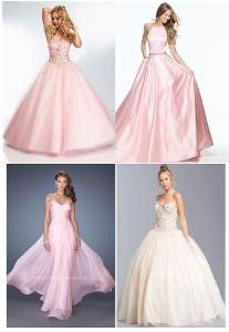 Which pink dress dazzles your eyes?