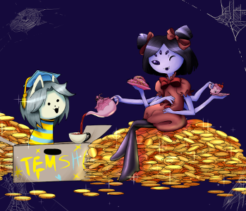 RP time you and Temmie get invited to a tea party at Muffet's what do you do there? Temmie: Eat Temmie Flakes