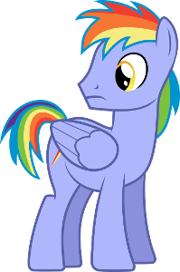 What is rainbow Dash's dads  name?