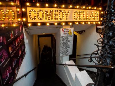 What is the name of the famous stand-up comedy club located in New York City?