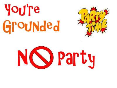You are invited to a party when you're grounded. What do you do?