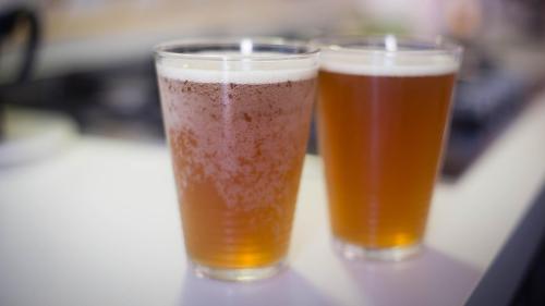 Which of the following is a top-fermented beer?