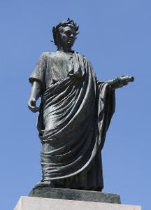 Which famous ancient Roman poet is known for his satirical poems called 'Satires'?