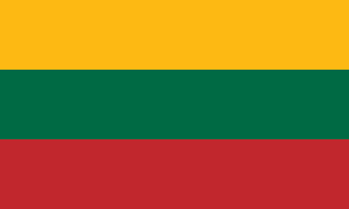 What are Lithuania flag colours?
