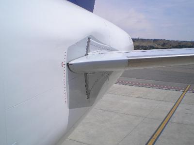 What is the purpose of an aircraft's horizontal stabilizer?