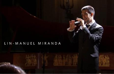 When did Lin-Manuel Miranda perform Hamilton's opening number at the White House?