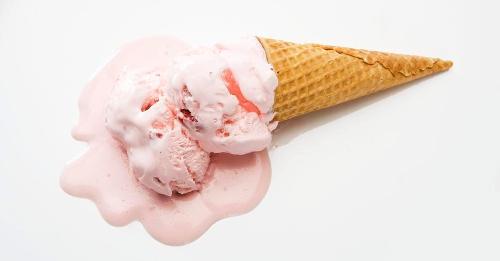 What's the best ice-cream eating strategy for when it's dripping all over the place?