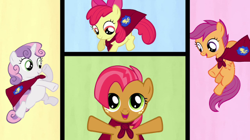 What are the two goals of the human cutie mark crusaders? (My group i made in school)