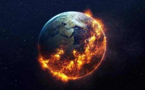 It is now the end of the world. Earth is being engulfed in a ball of flames by cause of Global Warming, pollution, hatred, failure of the Earth's Core and the sun getting dangerously closer. Your son Jesus will take over after Earth's end. What do you have to say about this?