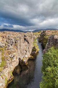 What is the term for the boundary between two tectonic plates that are moving away from each other?