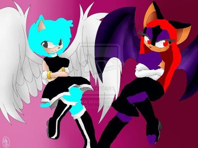 You saw two girls talking and both were sitting at the Sonic booth panel. You recognized them both as Alexis Hedgebat and Sapphire Hedgehog. Two out of the four girls that started the Sonic fan base. You knew Alexis since she was the first person on here to rp. (I'm not lying but this is true I made the rp on Qfeast Sapph called it a "mini story" and its on something she made on her page). and you knew Sapph since she was popular.