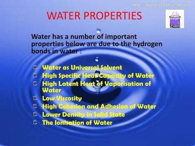 Which of these is NOT a property of water?