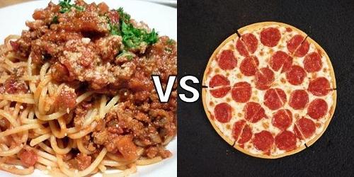 Pizza or Spaghetti?