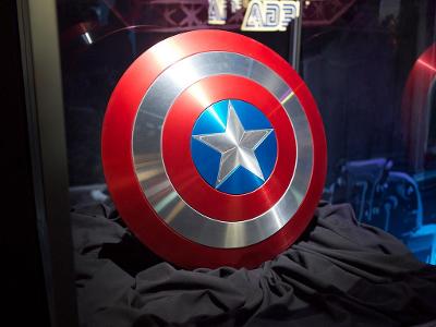 Which of these is Captain America's shield made from?