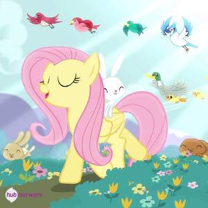 Ok so since you have been introduced to each other now it's time for the questions. Why don't you go first Fluttershy? Fluttershy: O...ok... Do you love animals?