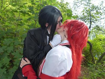 dare: would you ever kiss grell (make out) (this was meant 4 me)