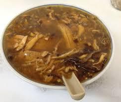 "Snake soup is a popular Cantonese delicacy and health supplement in Hong Kong, which contains the meats of at least two types of snakes as the main ingredients. The soup tastes slightly sweet because of the addition of chrysanthemum leaves and spices, while the snake meat in the soup is said to resemble the texture and taste of chicken meat." Would you eat this?