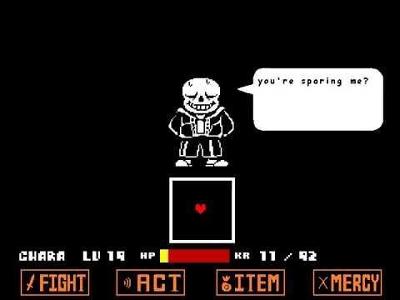 what happens if you spare sans at a genocide run