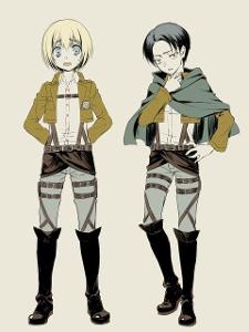 Esay question: Who is taller Armin or Levi?