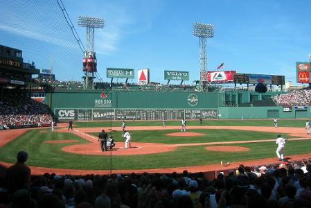 Which stadium is home to 'The Green Monster'?