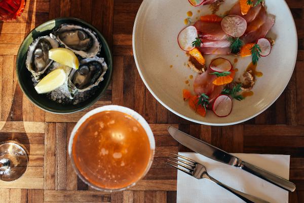 Which utensil is typically used for eating soup in fine dining?