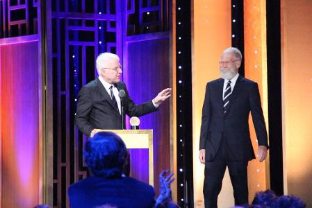 Which celebrity famously walked out of an interview with David Letterman in 2013?