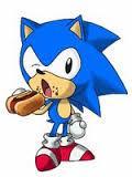 You sit down at a place and you begin to eat. < Sonic: And then, do you like  the food? >