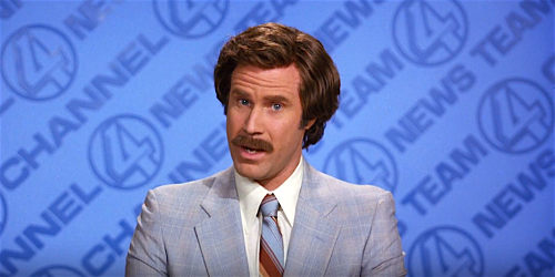 In the Anchorman series, Will Ferrell plays a character named...