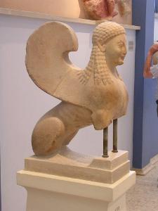 What is the female Sphinx called in Greek mythology?