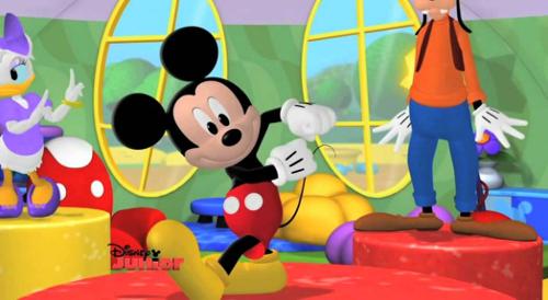 What were the first words Mickey ever spoke?