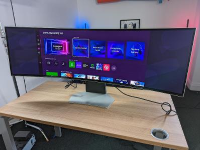 What is the purpose of the 'stand' in a monitor?