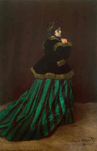 Which impressionist is most popular for his series of portraits of Camille Doncieux in the 1850s?