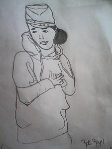 Which DG member drew this pic of Roc Royal?