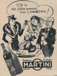 In what year was the 'Martini' first mentioned in print?