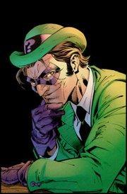 Riddle me this!This villain is well known for question marks and riddles.He is determined to prove he is intellectually superior to Batman.