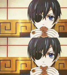 Ciel: *nods* alright, interesting. *picks up a plate of cake* Want some?