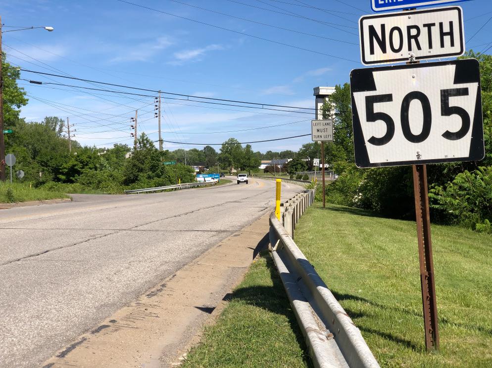 What is the speed limit in the left lane on the highway?