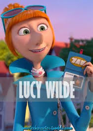 what does lucy use to get gru to come with her to the avl?