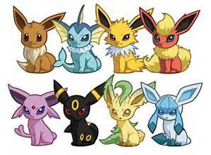 What are the 7 Eevee evoloutions?