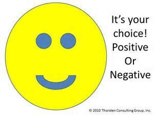 Do you have positive or negative attitudes?