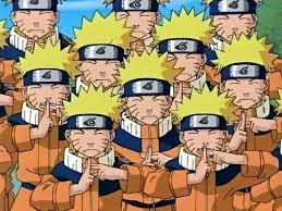 who did naruto beat up with his first shadow clone jutsu !FIRST TIME!
