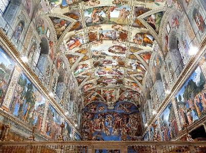 Which artist is known for painting the ceiling of the Sistine Chapel in Rome?