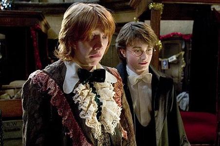 Why did Harry and Ron need dress robes?