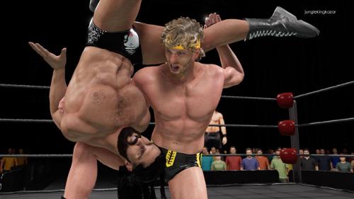 Which game series allows you to play as a professional wrestler?