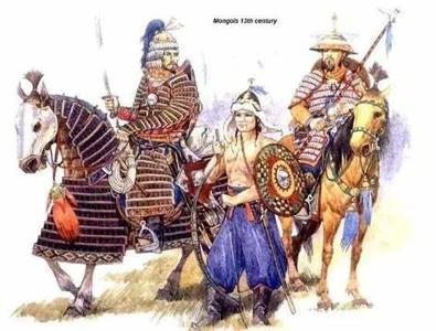 What tactic were the Mongol warriors known for in battle?